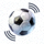 世界杯在线入口官方网站标志 - 足球与地球组合设计